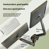 Computer Dual Screen Monitor Smart Desktop Up And Down Lifting Display Rack